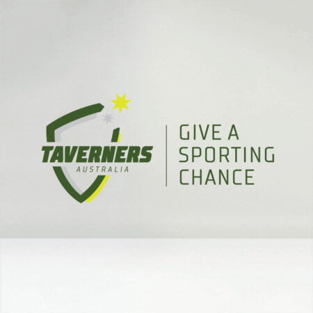 Taverners Australias New Logo and call to action, Give a sporting chance.
